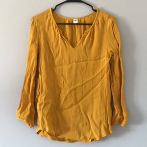 Old Navy Mustard Yellow Top